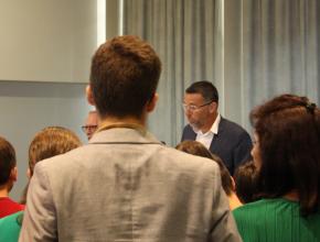 Sébastien Gasparini, vice-président délégué à l'éducation et aux collèges, a accueilli les participants.