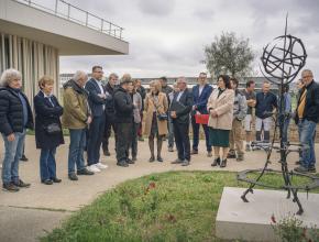 Végétalisation du collège rosa parks à Lézignan dans l'aude.