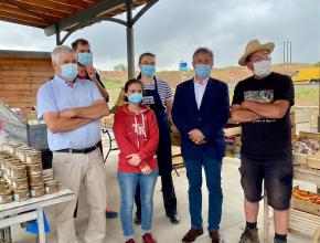 l'aire de vente des producteurs audois de beragne à trèbes