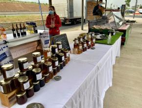 l'aire de vente des producteurs audois de beragne à trèbes