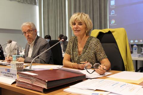 VOTE MOTION URGENCE CLIMATIQUE EN SESSION PAR HELENE SANDRAGNE CONSIEL DEPARTEMENTAL AUDE