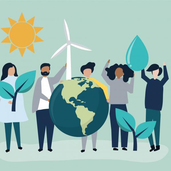 Illustration bons gestes pour la planète.