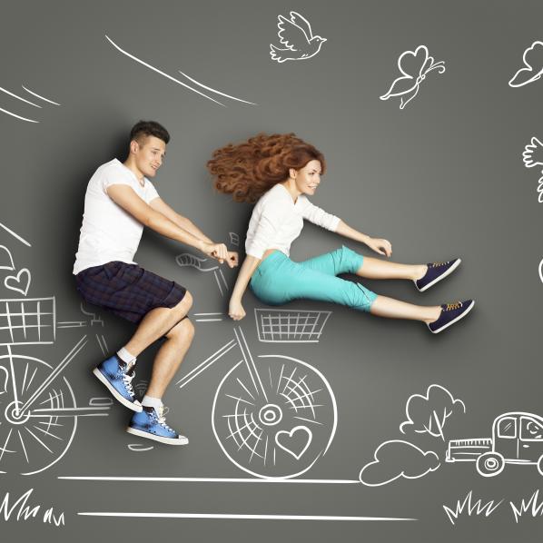 déplacement à vélo