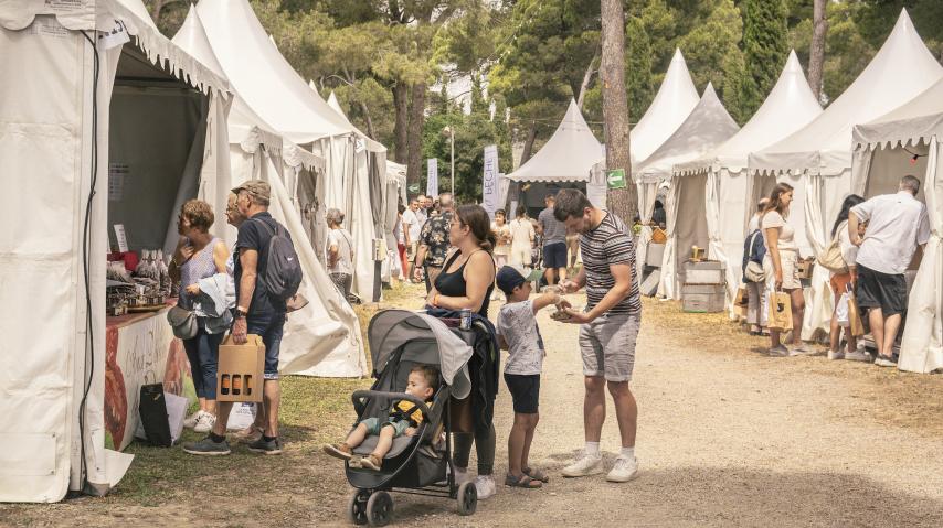 Les visiteurs présents pour Prom'Aude 2022 à Lézignan-Corbières.