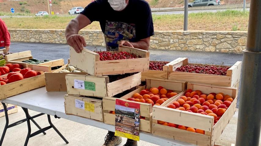 l'aire de vente des producteurs audois de beragne à trèbes